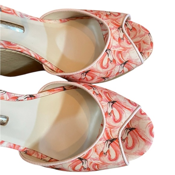 Sophia Webster Lula Dreamy Flamingo Wedges - Picture 5 of 7